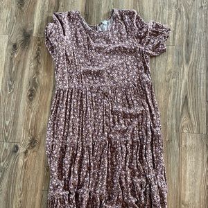 Aerie Floral Maxi Dress